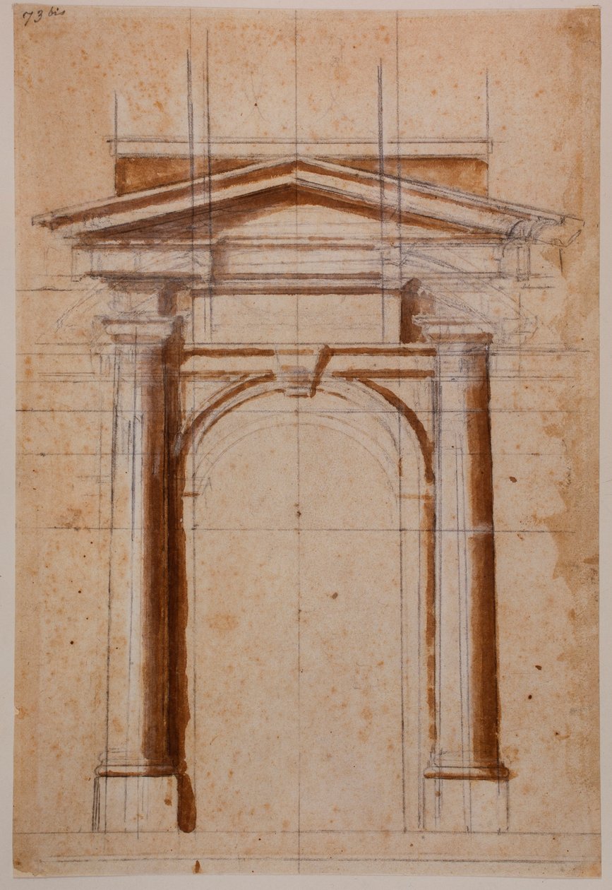Portal Study by Michelangelo Buonarroti