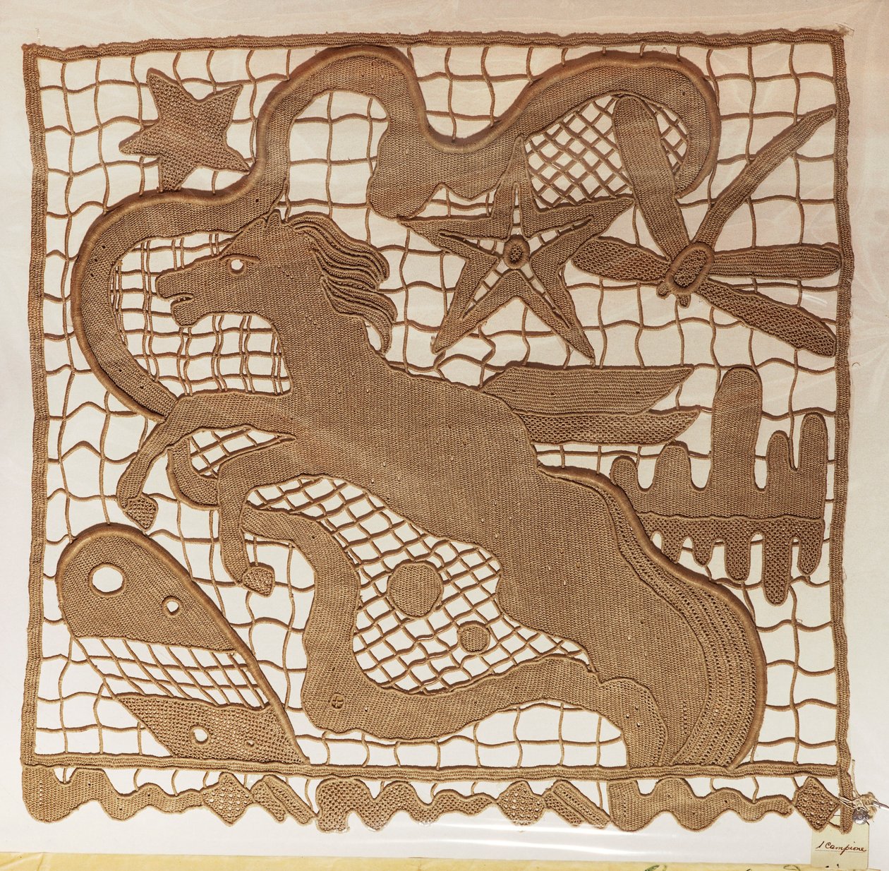 Sample of Needle Lace and Inserts for Curtains by Michelangelo Buonarroti