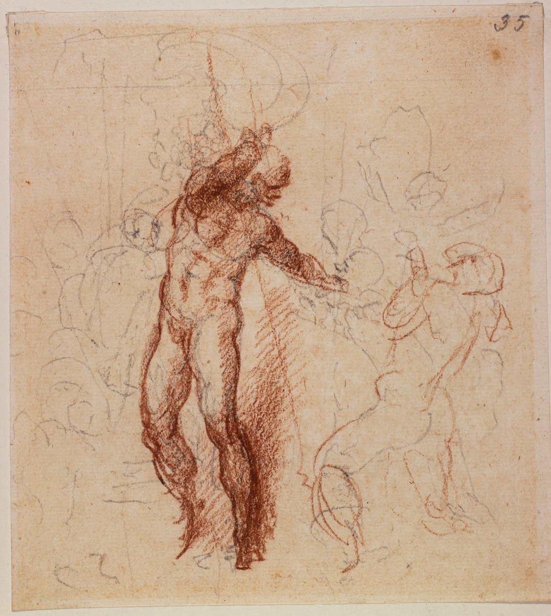Study for a Christ in Limbo by Michelangelo Buonarroti