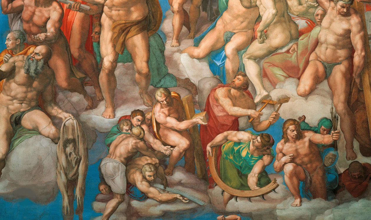 The Last Judgment, 1536-1541 by Michelangelo Buonarroti