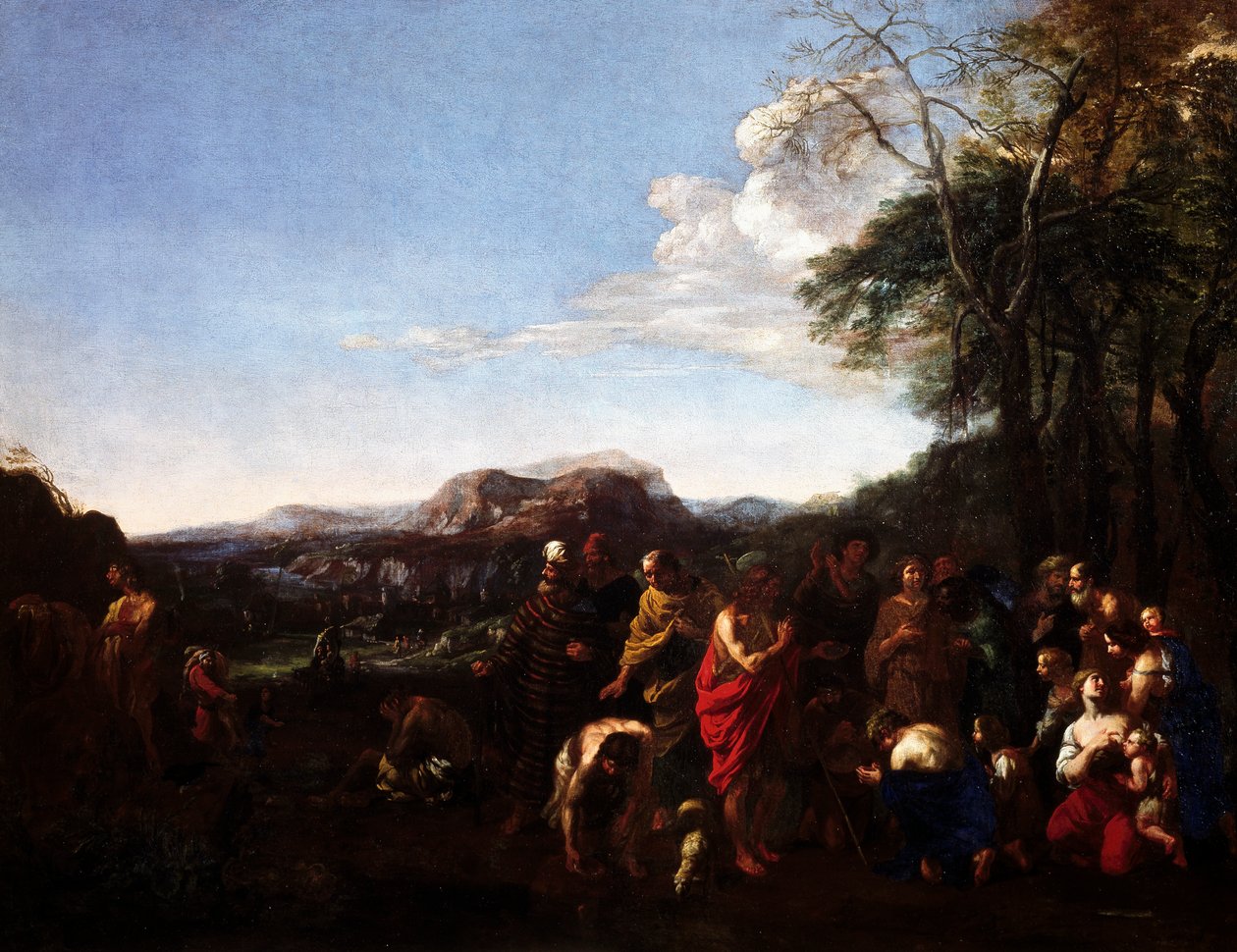 The Sermon of John the Baptist by Michelangelo Cerquozzi