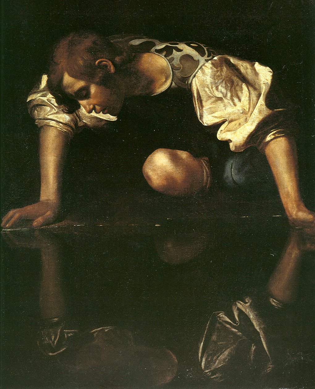 Narcissus, 1598-1599 by Michelangelo Merisi Caravaggio