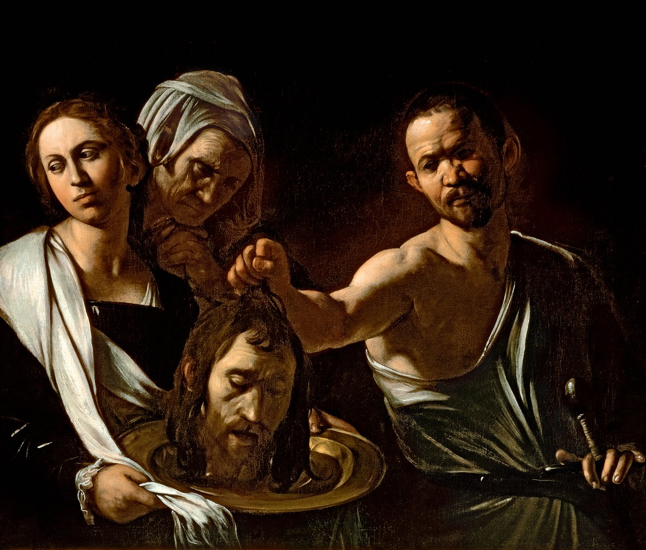 Salome Receives the Head of Saint John the Baptist by Michelangelo Merisi Caravaggio