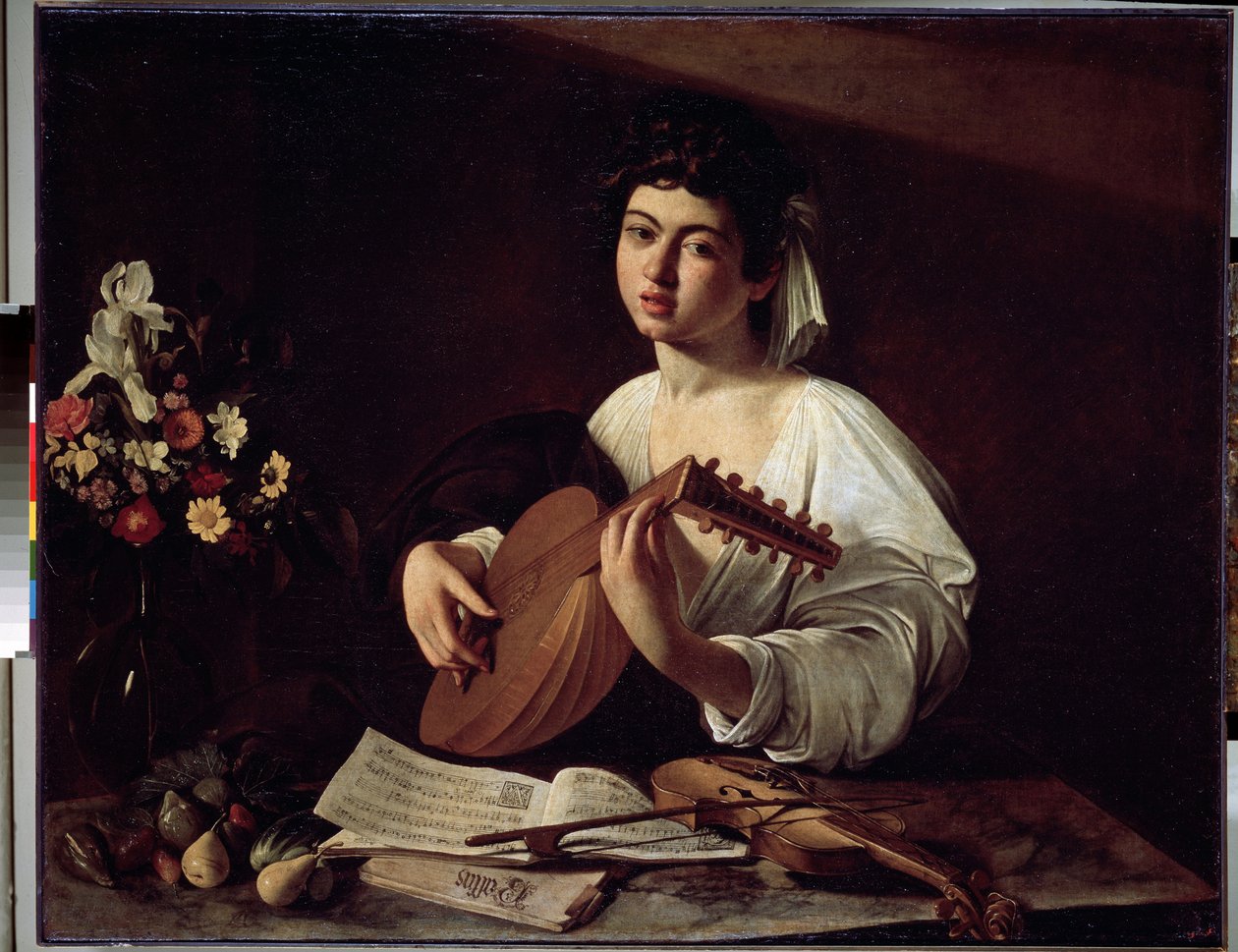 The Lute Player by Michelangelo Merisi da Caravaggio