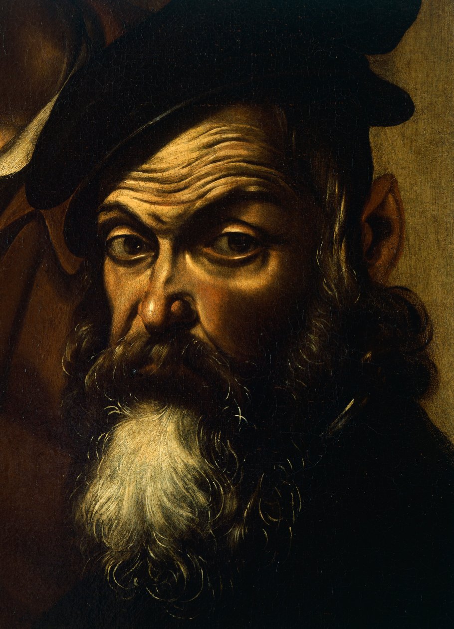 Pilate (detail) by Michelangelo Merisi da Caravaggio