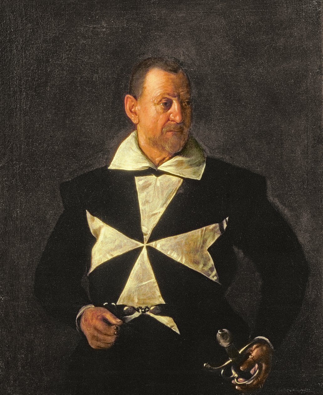 Portrait of a Knight of Malta, possibly Fra Antonio Martelli by Michelangelo Merisi da Caravaggio