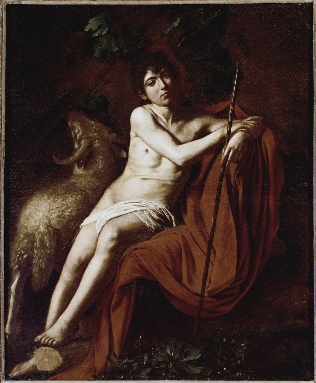 Saint John the Baptist by Michelangelo Merisi da Caravaggio