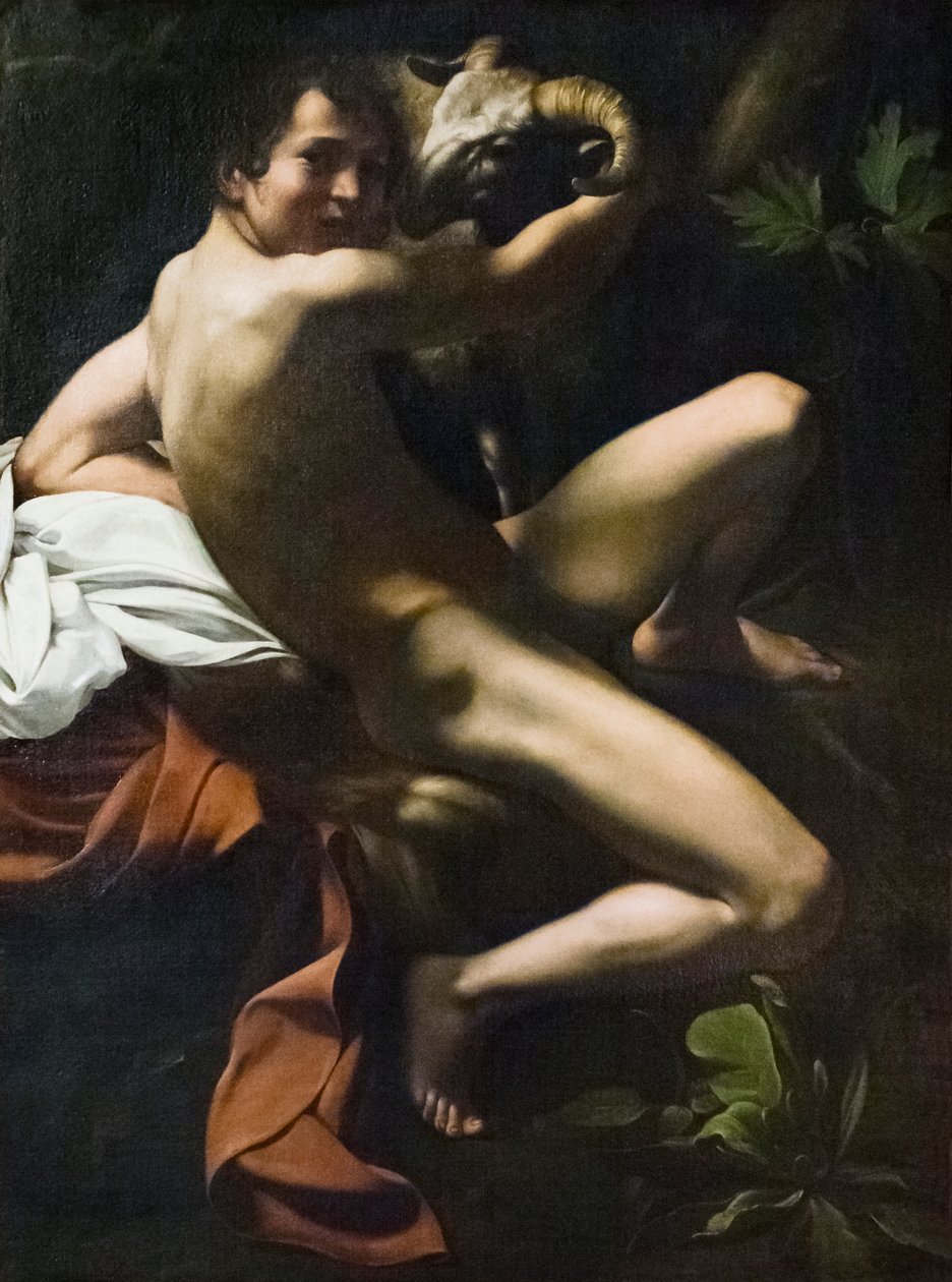 St John the Baptist, Youth with a Ram by Michelangelo Merisi da Caravaggio