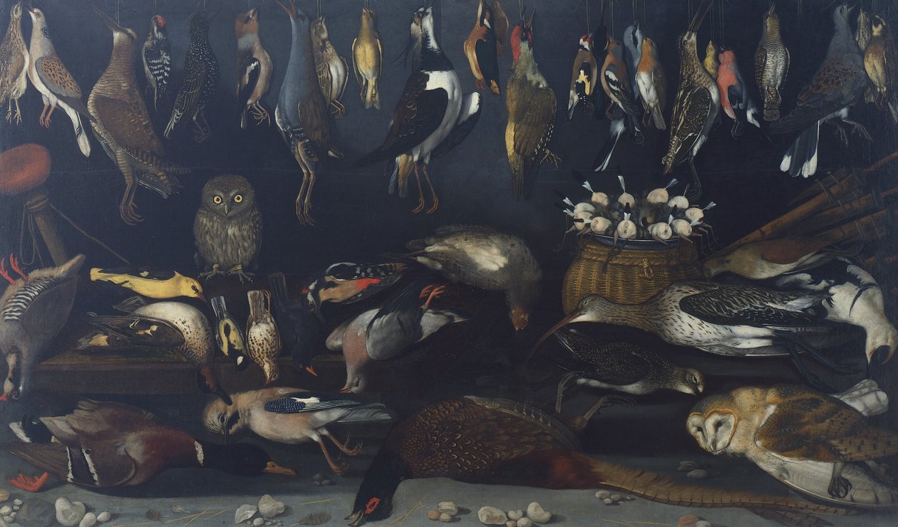 Still life with Birds by Michelangelo Merisi da Caravaggio