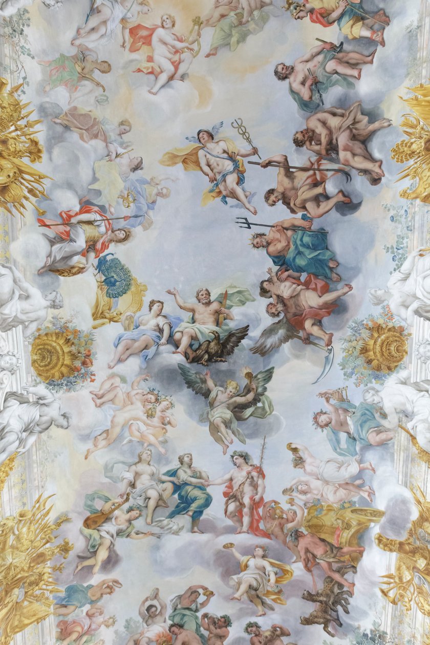 The Wedding of Bacchus and Ariadne (detail) by Michelangelo Ricciolini