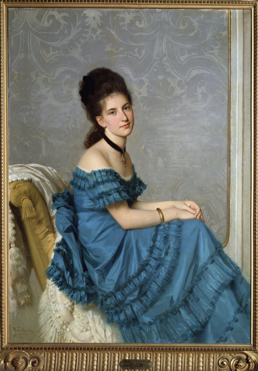 Portrait of Alaide Banti by Michele Gordigiani