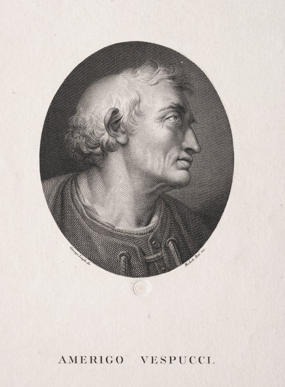 Portrait of Amerigo Vespucci by Michele Bisi