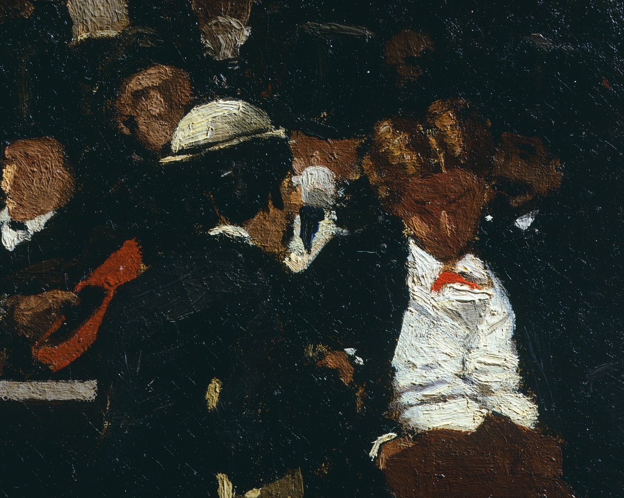 Piazza San Marco, detail, 1869 by Michele Cammarano