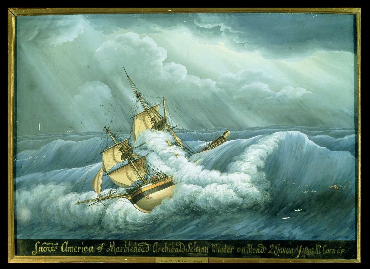 America of Marblehead by Michele Felice Corne