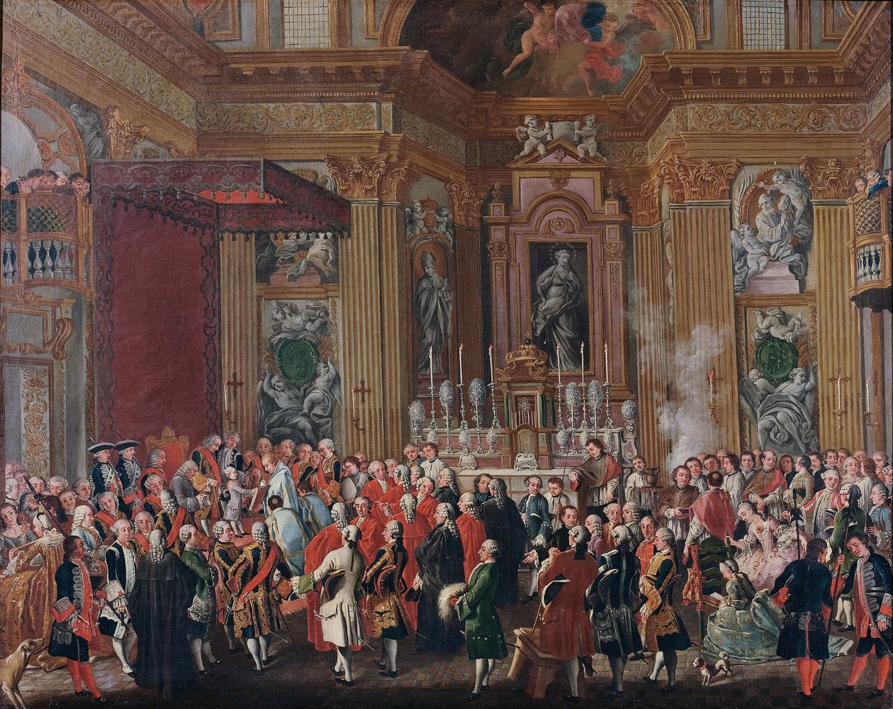 Oath of Ferdinand IV as King of Naples by Michele Foschini