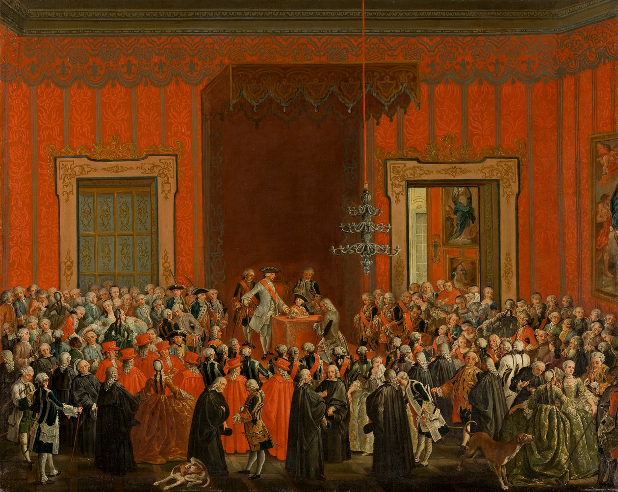 Carlos III Renounces the Crown of Naples by Michele Foschini