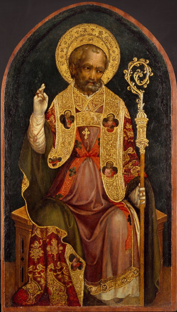 A Bishop Saint, c. 1440 by Michele Giambono