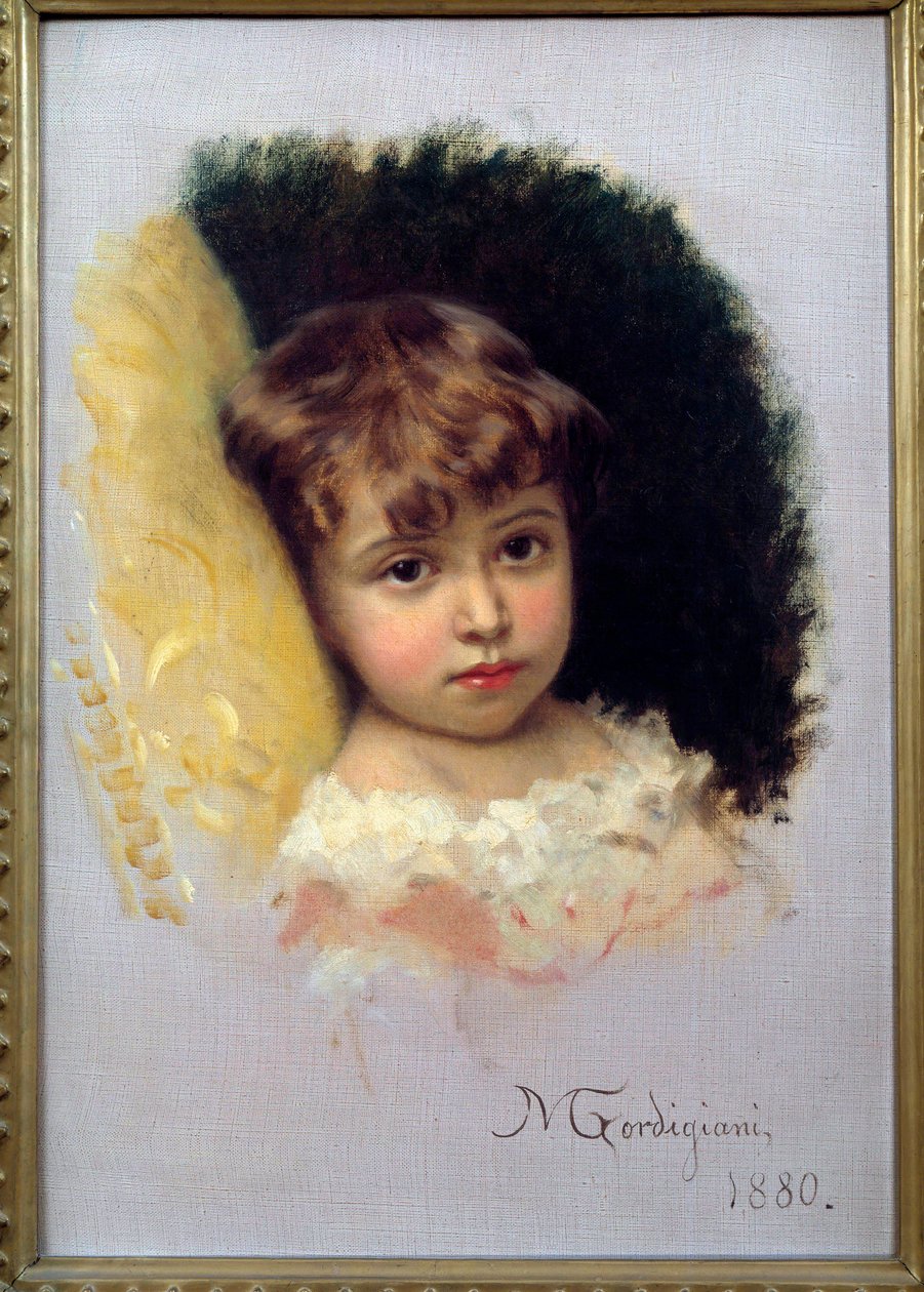 Child Portrait by Michele Giordigiani