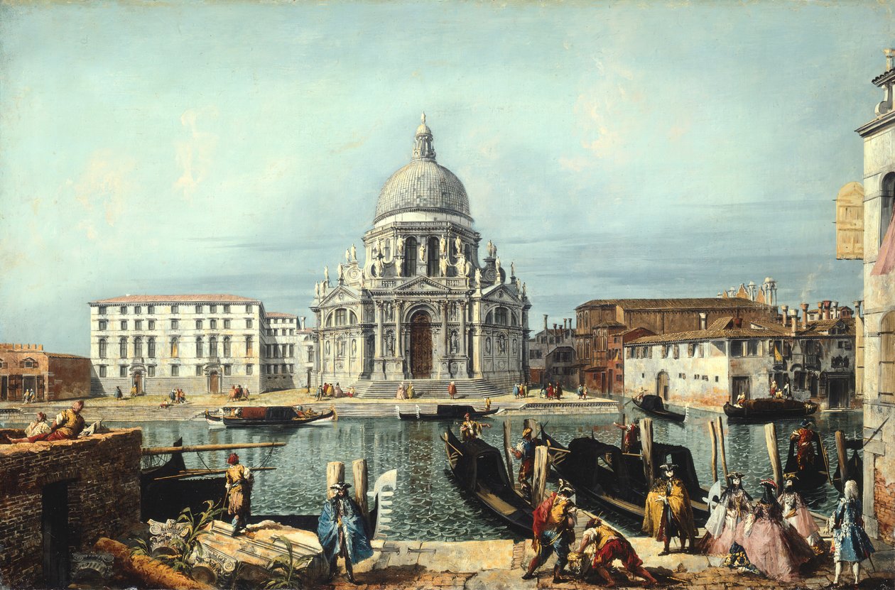 The Church of Santa Maria della Salute, Venice, 1740-41 by Michele Marieschi