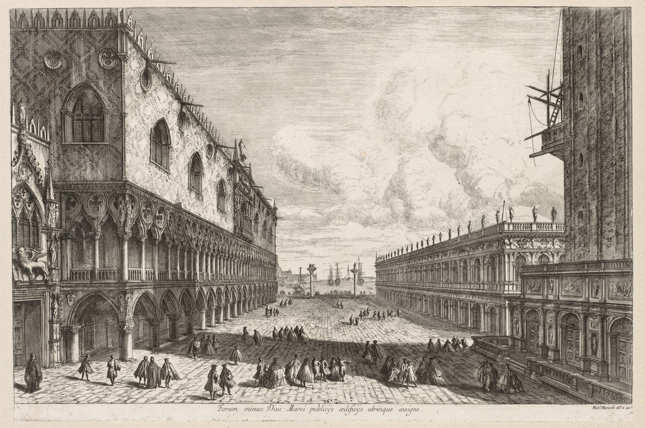 Views of Venice: The Piazzetta, 1741 by Michele Marieschi