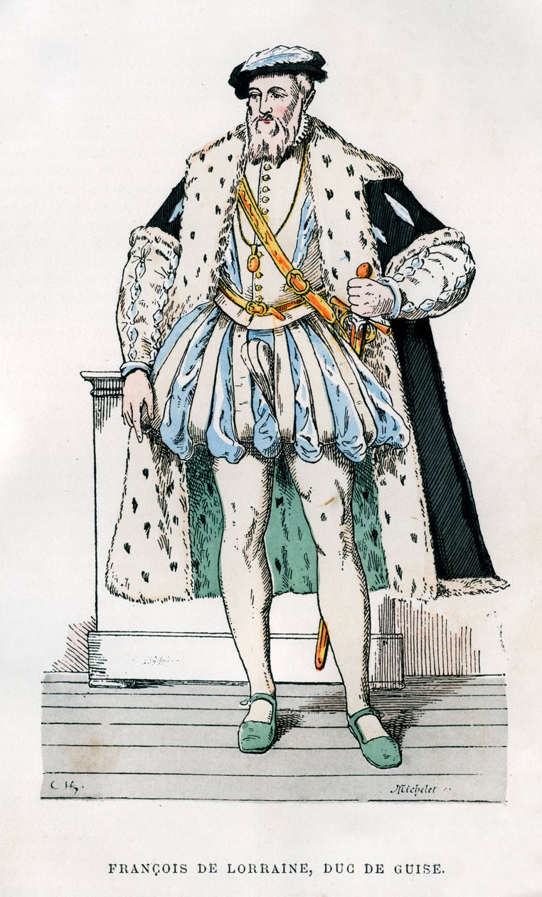 Francis of Lorraine, 2nd Duke of Guise, French Soldier and Politician by Micheler