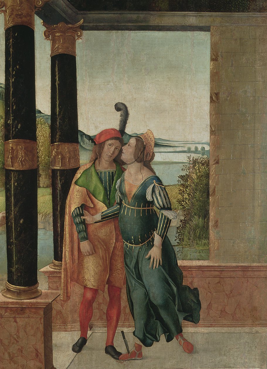 Brutus and Portia, c.1500-50 by Michelle da Verona