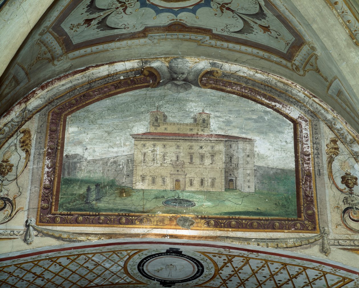Fresco, Villa Medicea di Careggi (detail) by Michelozzo di Bartolommeo