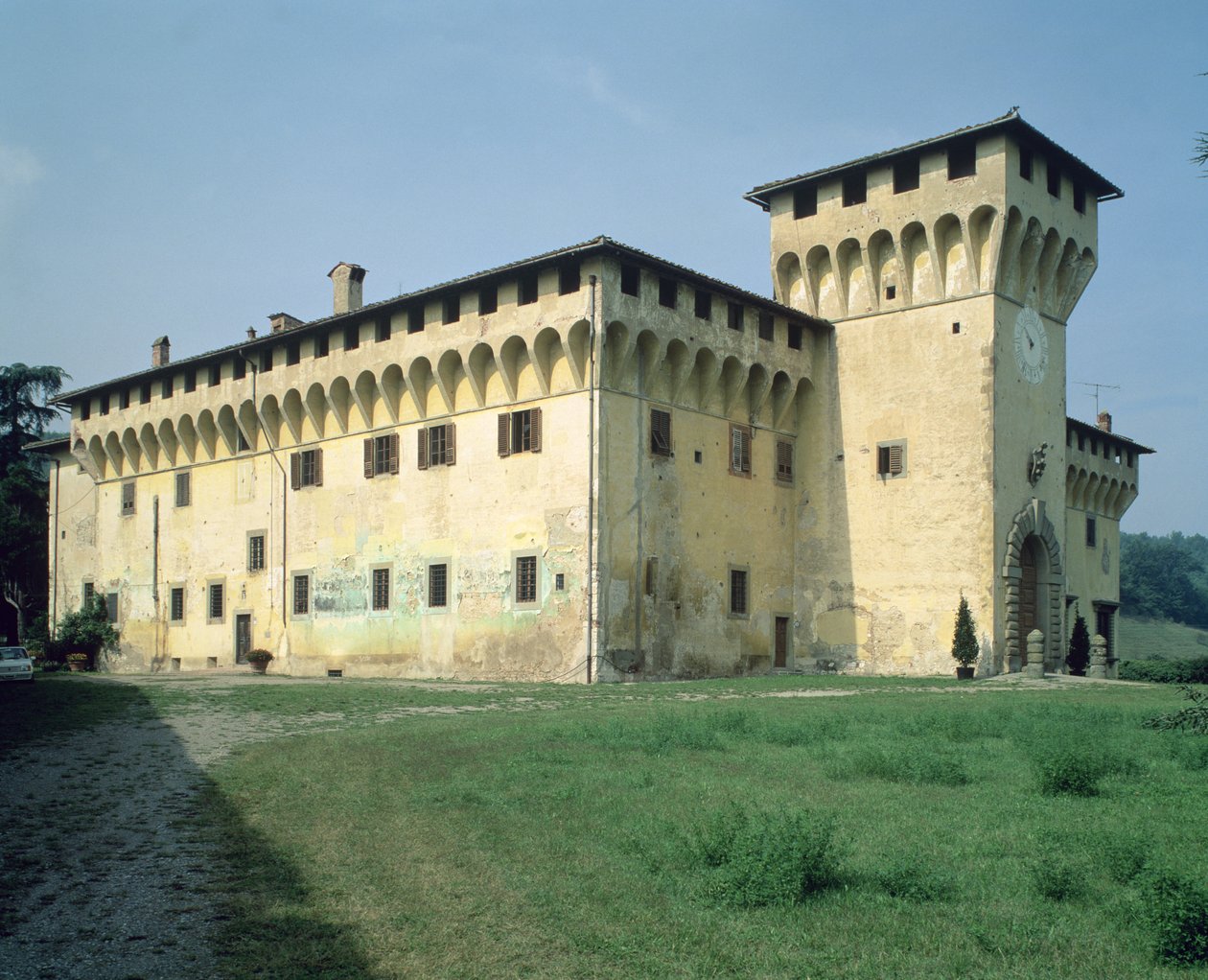 Villa Medicea Cafaggiolo, designed for Cosimo Il Vecchio (1389-1464) by Michelozzo di Bartolommeo