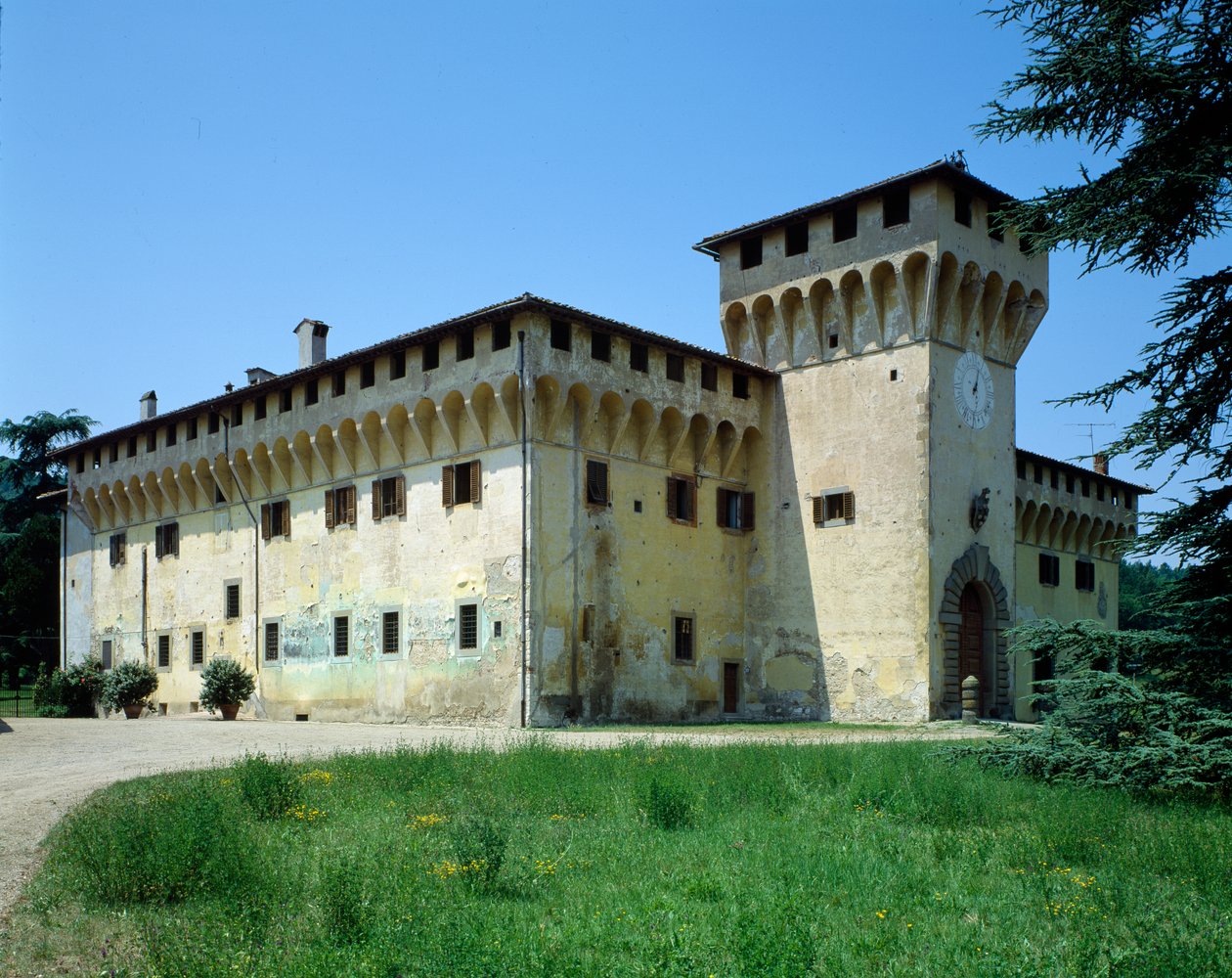 Villa Medicea di Cafaggiolo by Michelozzo di Bartolommeo