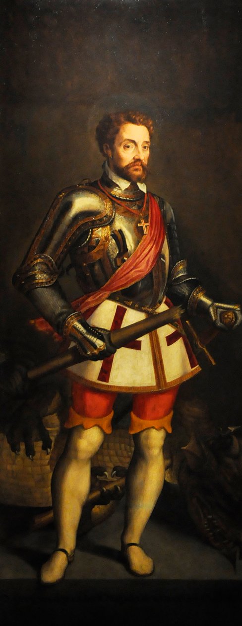 Self-portrait as Saint George by Michiel Coxie