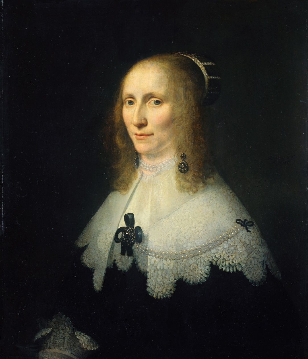 Portrait of Cornelia Tedingh van Berckhout (1614-80) by Michiel Jansz van Mierevelt (copy after)