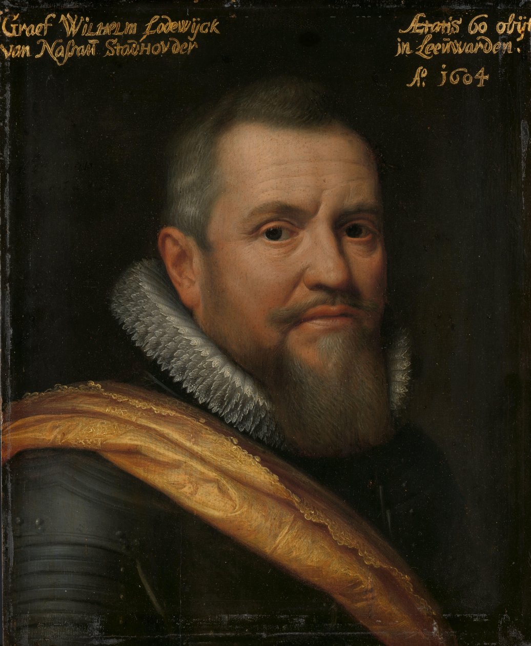Portrait of Count William-Louis of Nassau, nicknamed Our Father in West Frisian by Michiel Jansz van Mierevelt (workshop of)