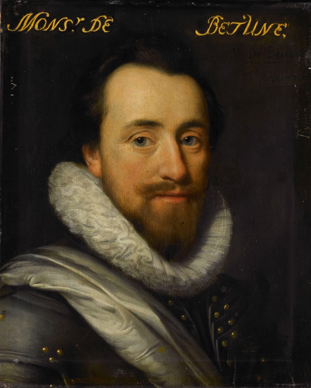 Portrait of Syrius de Bethune, Lord of Cogni, Mareuil, le Beysel, Toulon, Conegory and Chastillon by Michiel Jansz van Mierevelt (workshop of)
