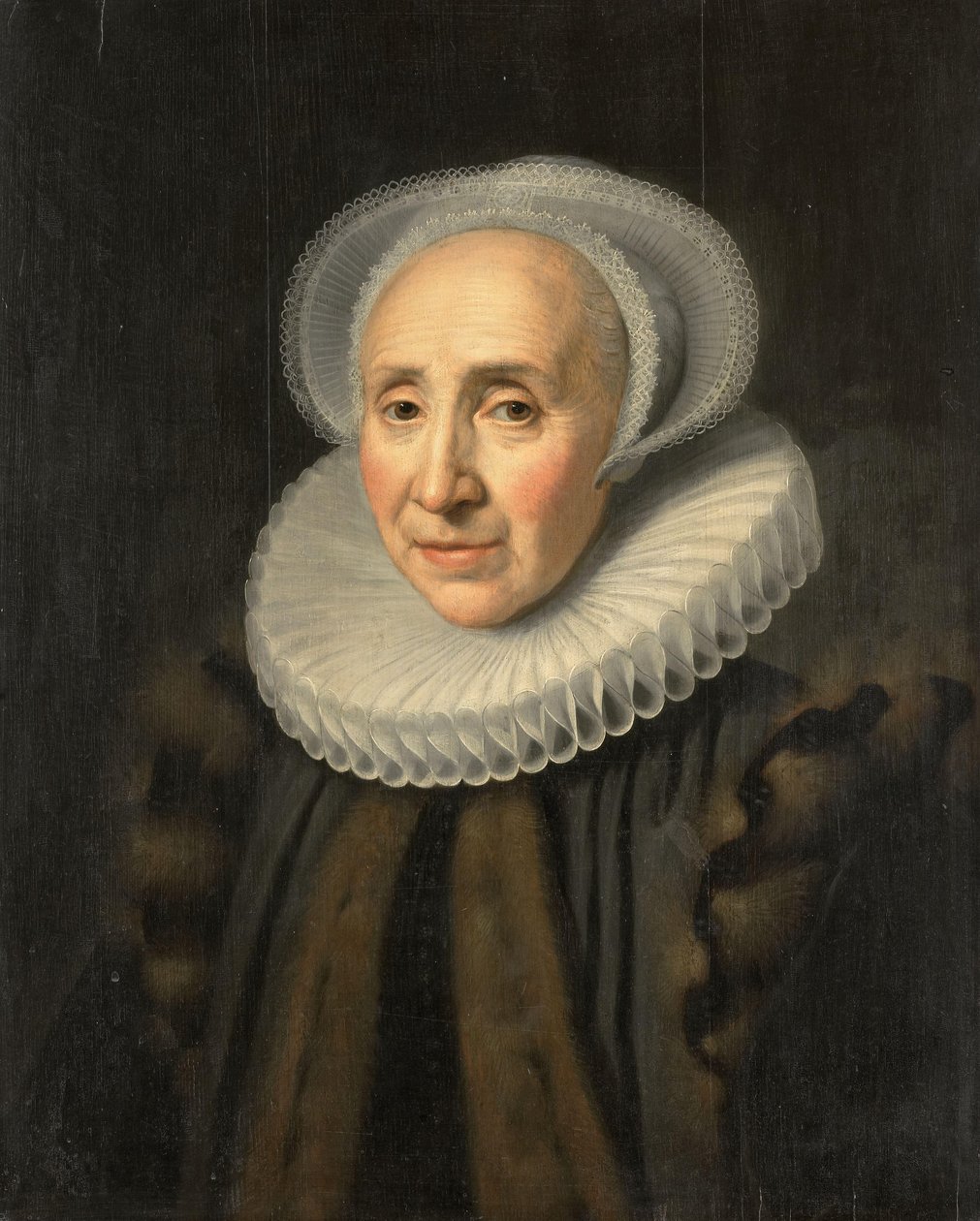 Portrait of Volckera Claesdr Knobbert (1554-1634) by Michiel Jansz van Mierevelt (workshop of)