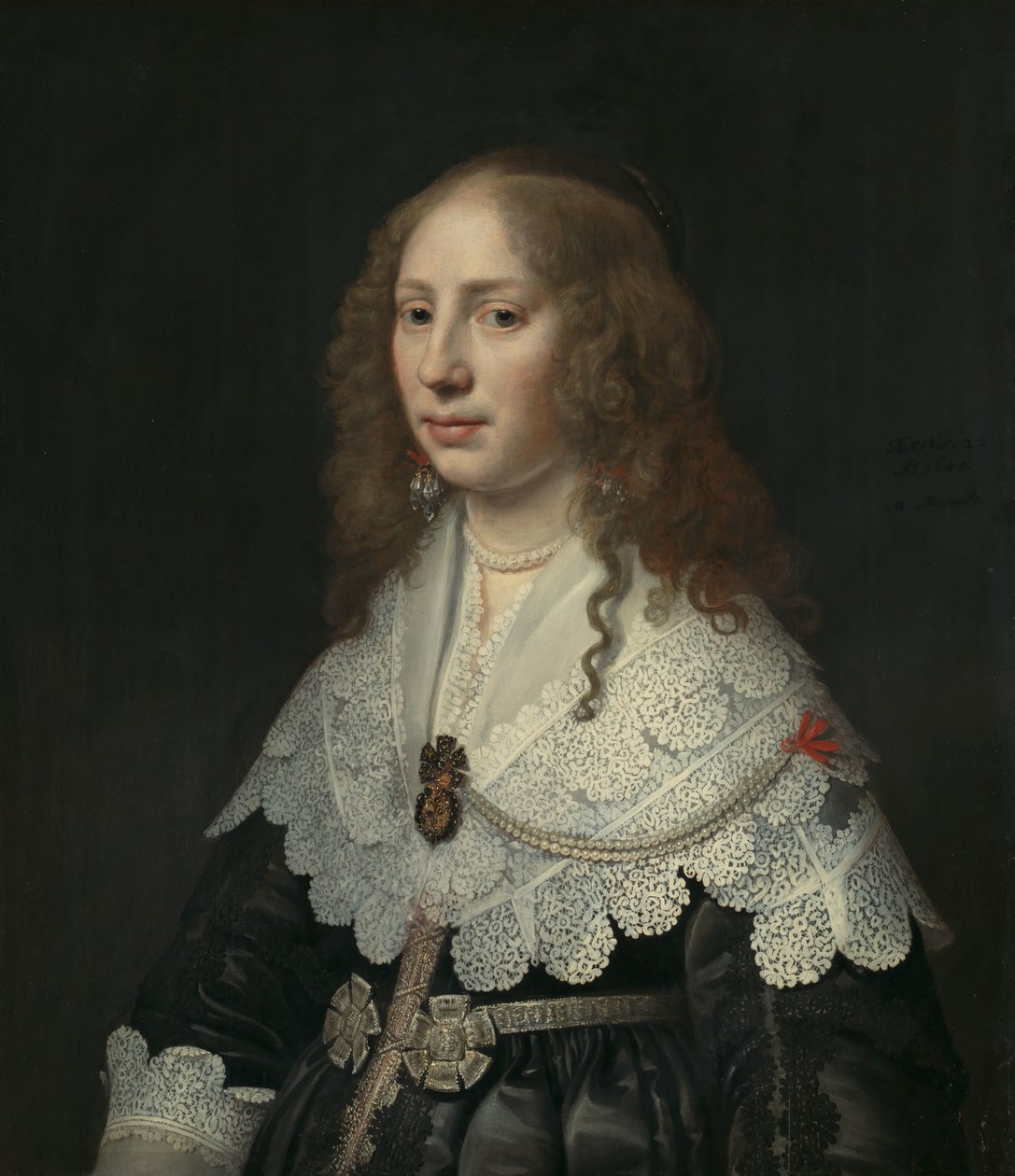 Portrait of Aegje Hasselaer by Michiel Jansz van Mierevelt