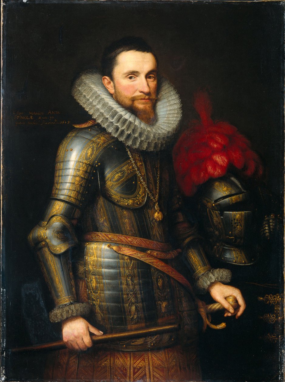 Portrait of Ambrosio Spinola by Michiel Jansz van Mierevelt