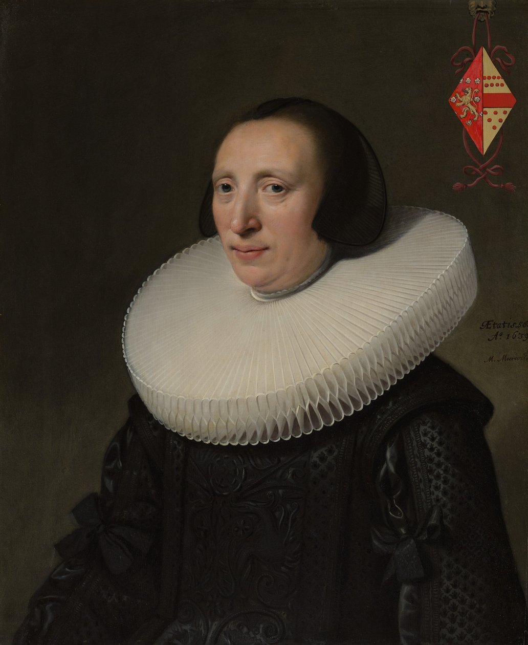 Margaretha van Clootwijk, Wife of Jacob van Dalen by Michiel Jansz van Mierevelt