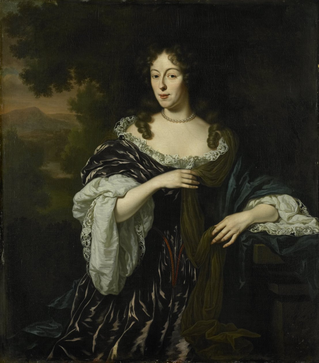 Portrait of Maria Schaep by Michiel van Musscher