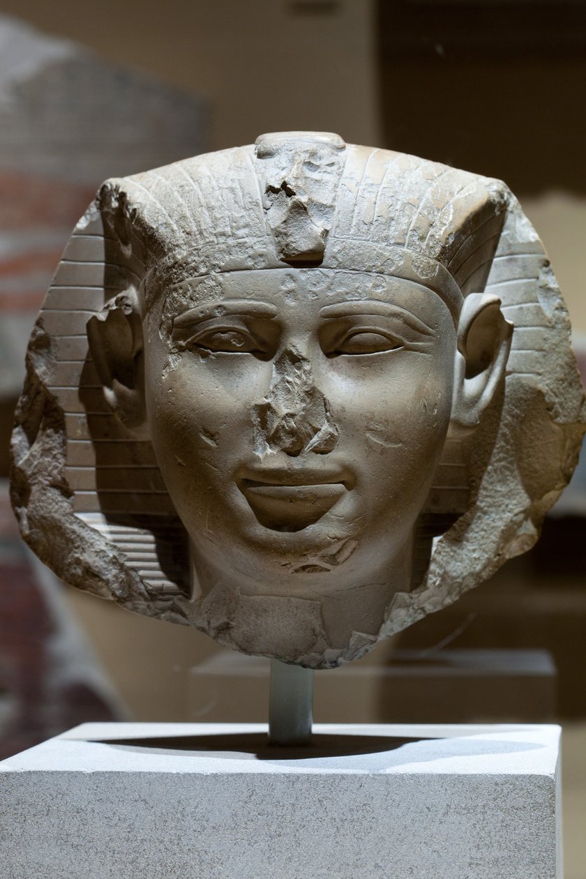 Head of a King, Possibly Seankhkare Mentuhotep III by Middle Kingdom Egyptian