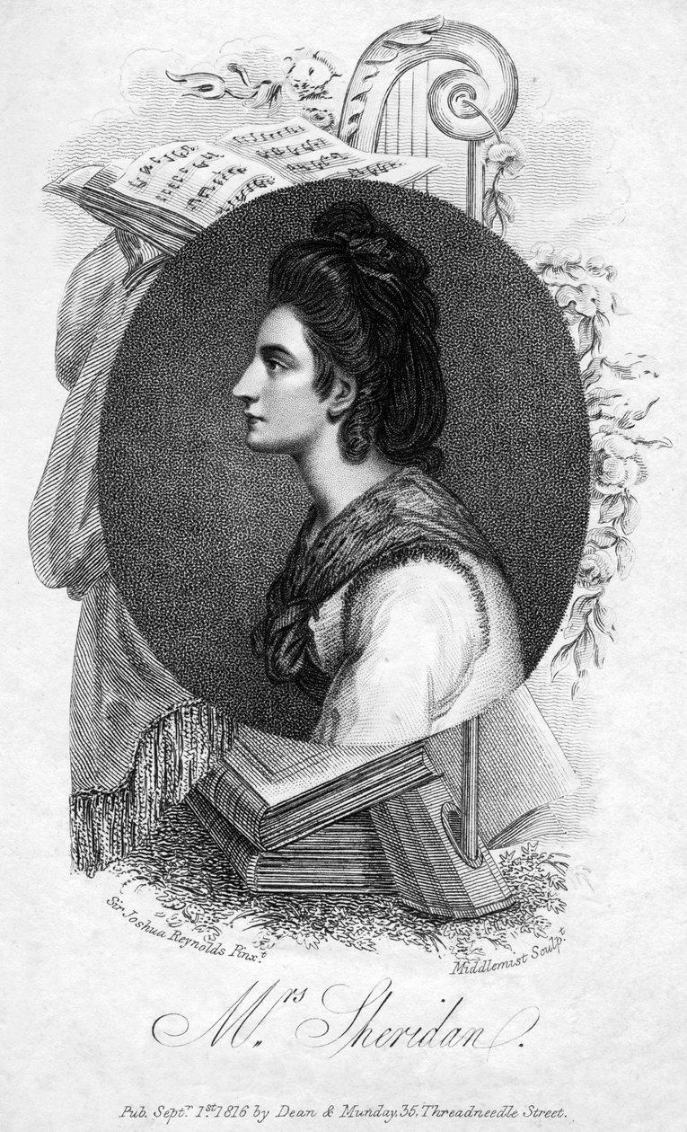 Elizabeth Ann Sheridan, English singer by Middlemist