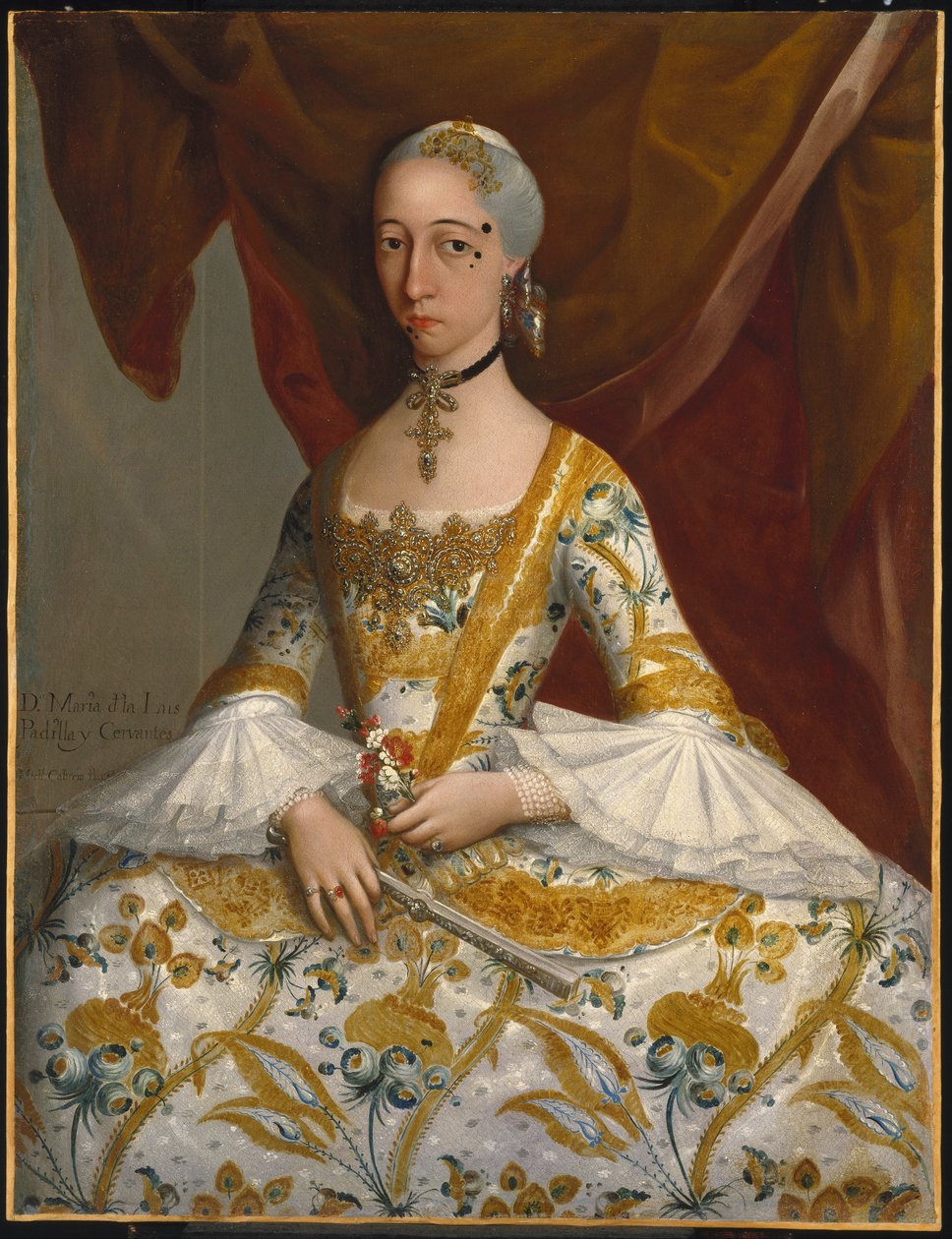 Doña María de la Luz Padilla y Cervantes by Miguel Cabrera