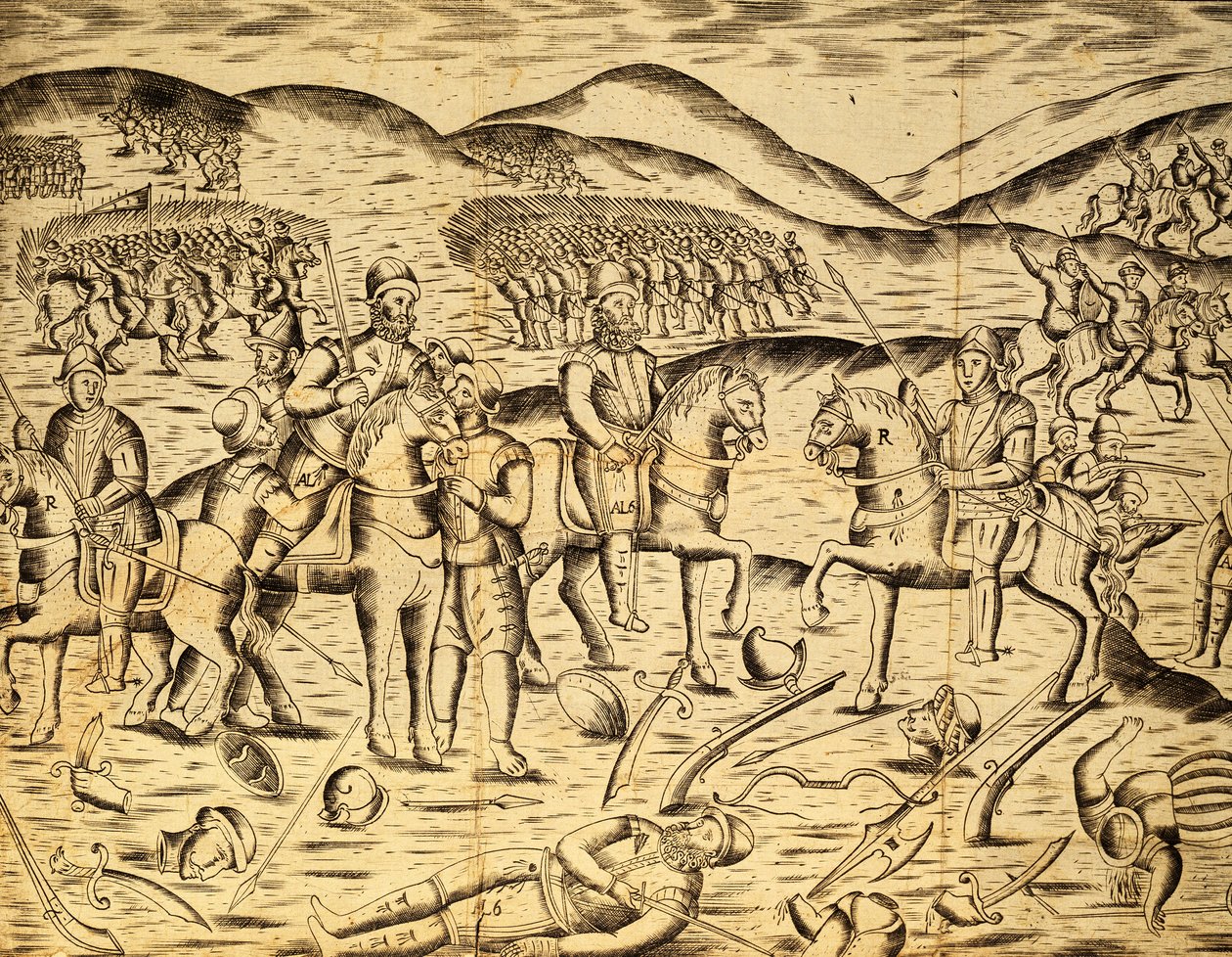 Alcacer Quibir Battle or Ksar El-Kebir, Against the Portuguese, August 4 by Miguel Leitão de Andrada