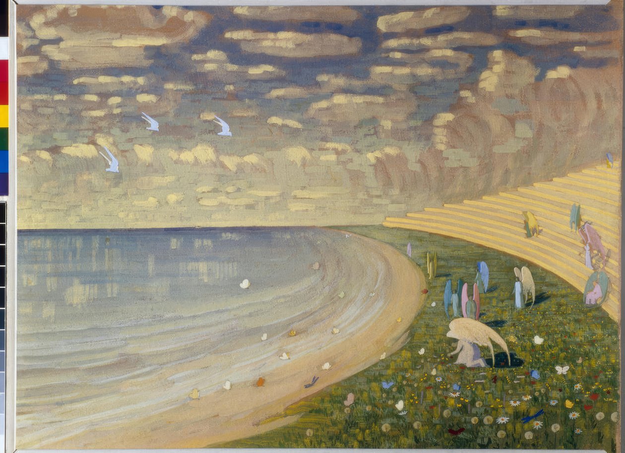 Angels (Paradise) by Mikalojus Ciurlionis