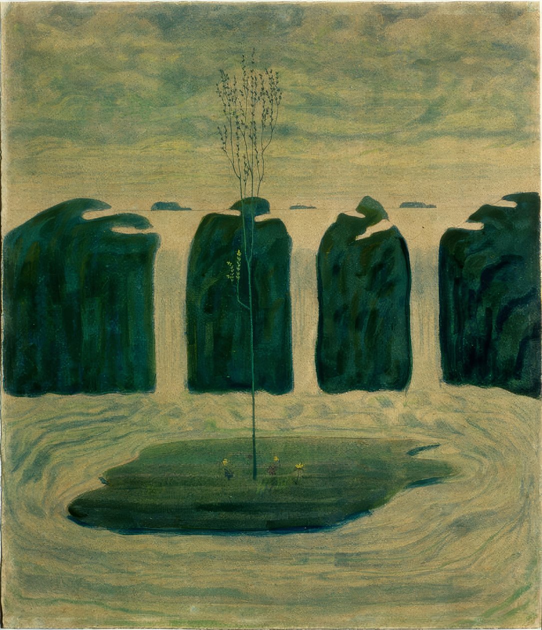 Spring (II) by Mikalojus Ciurlionis