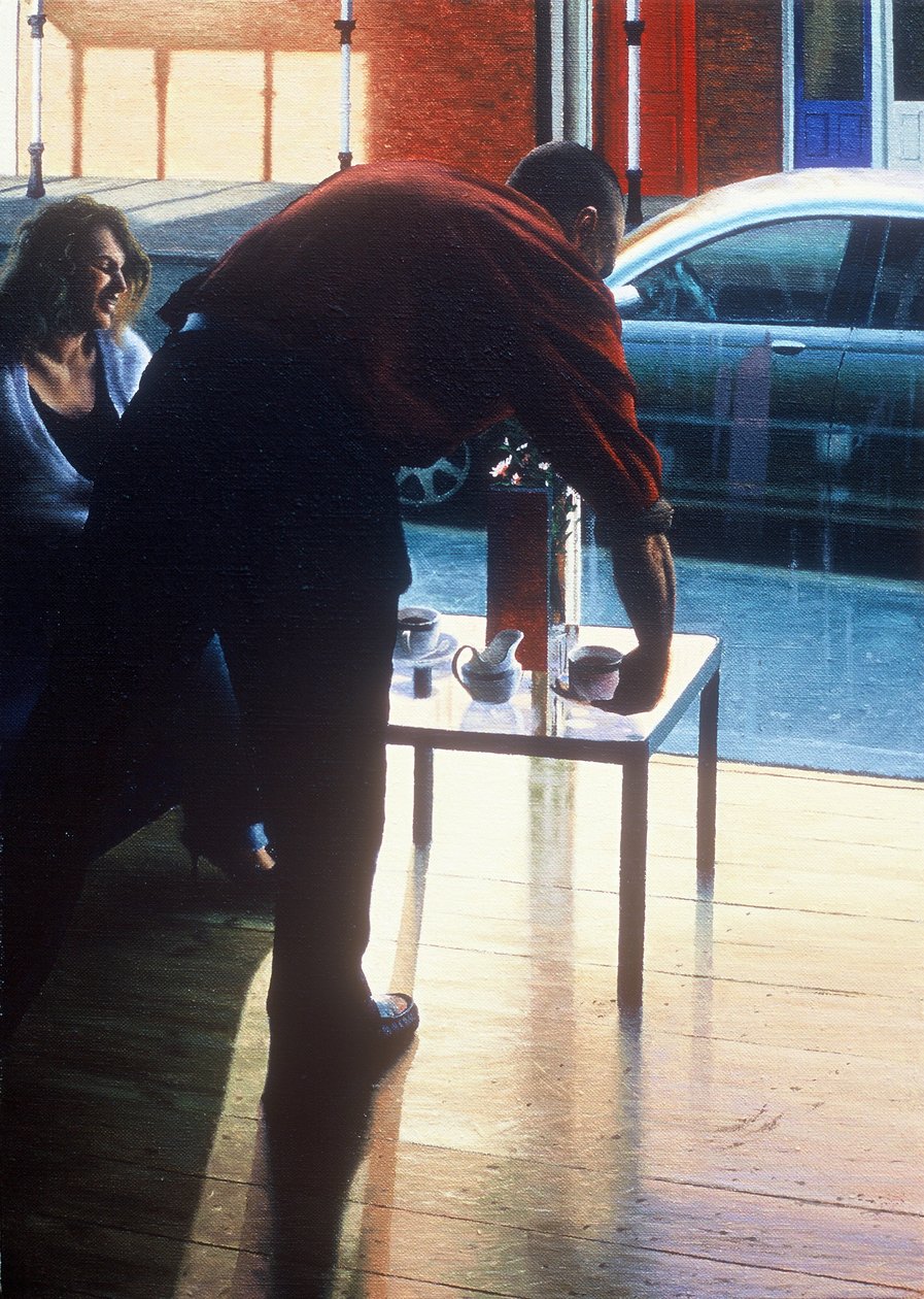 Being Served by Mike Briscoe