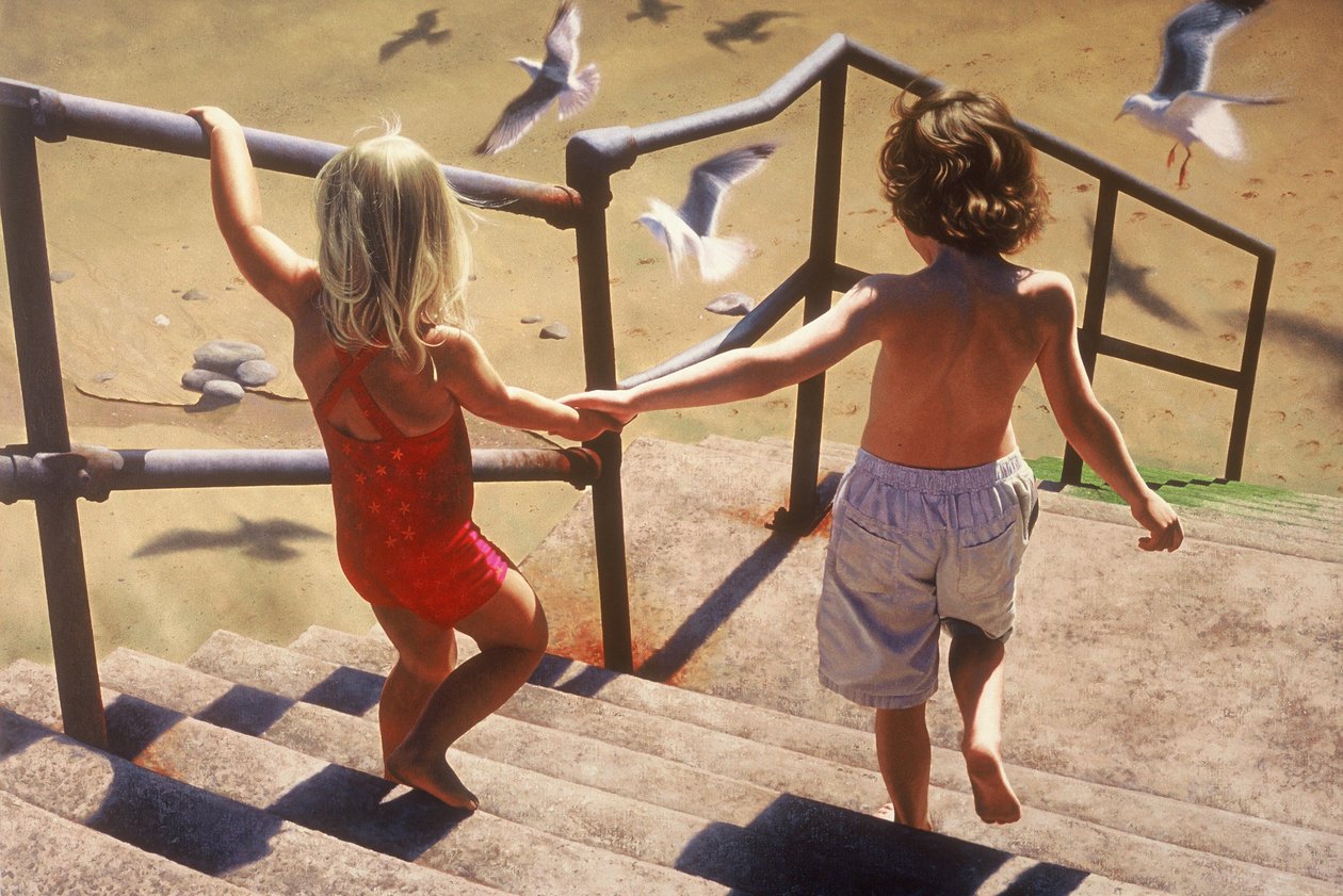 Entering the Beach by Mike Briscoe