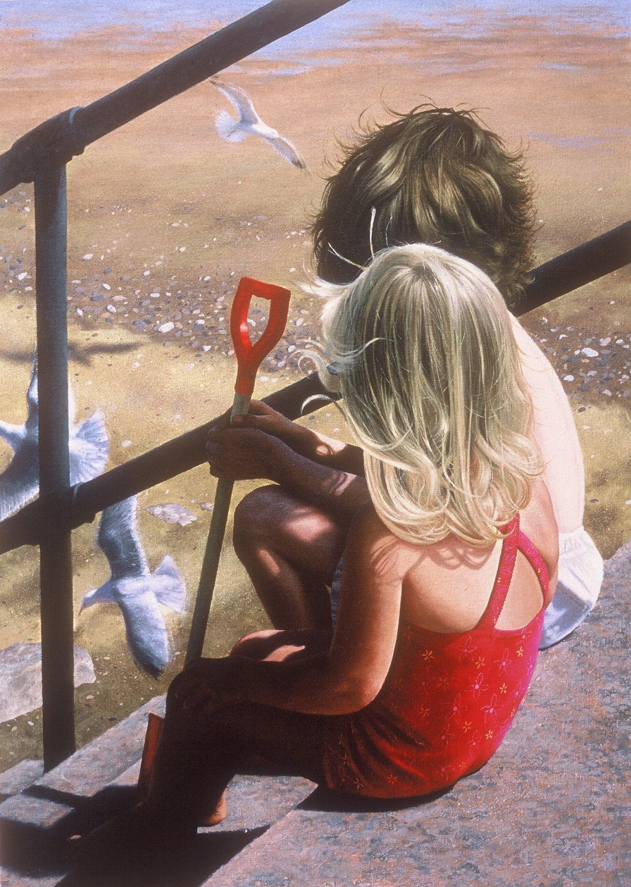 On the Promenade Steps by Mike Briscoe