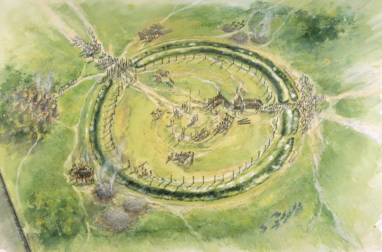 Stonehenge Phase 2, c27th Century BC, c1990-2010 by Mike Seaforth
