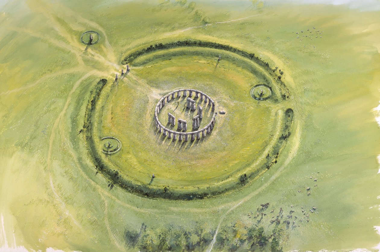 Stonehenge Phase 3, c20th century BC by Mike Seaforth