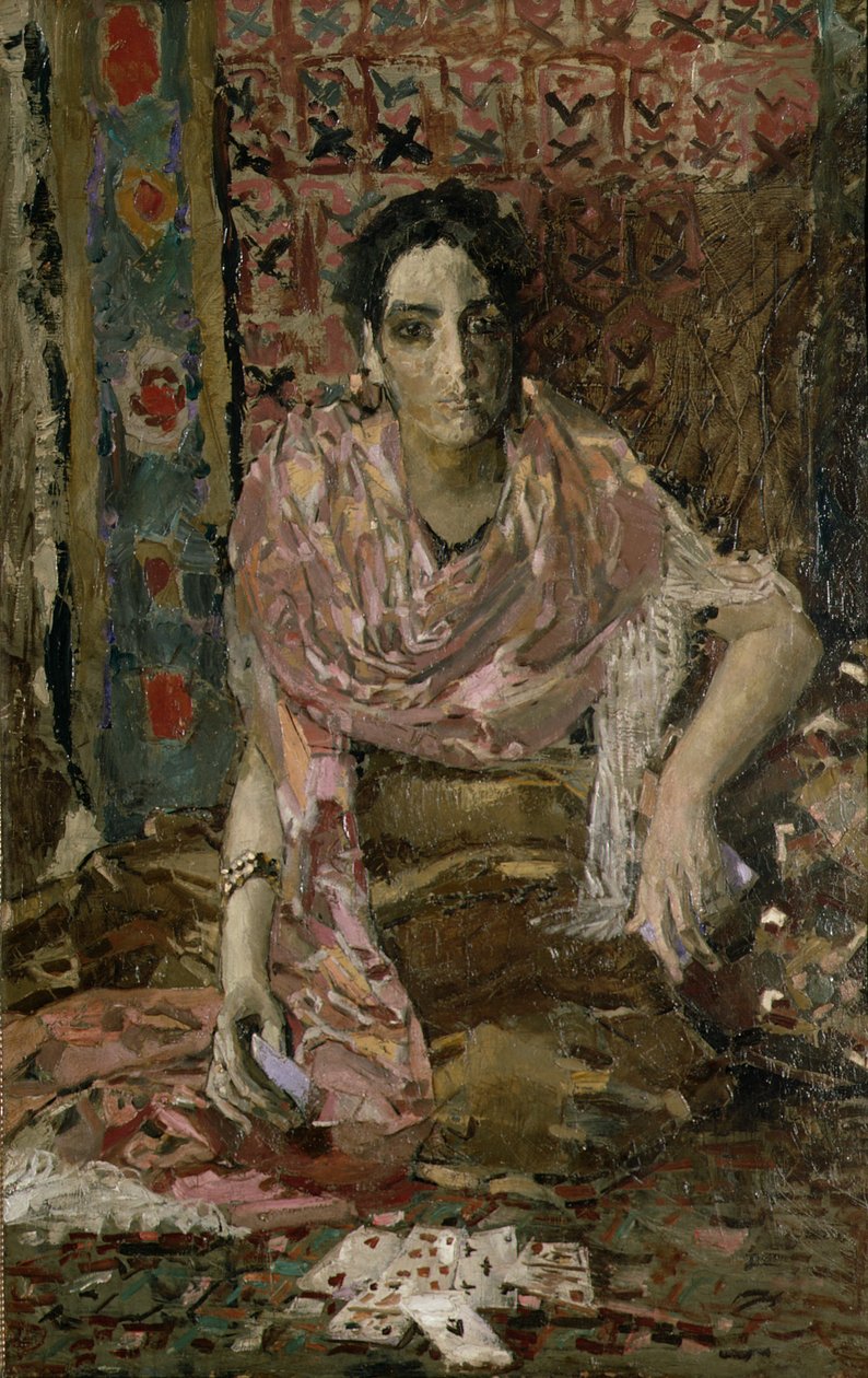 The Fortune Teller by Mikhail Aleksandrovich Vrubel